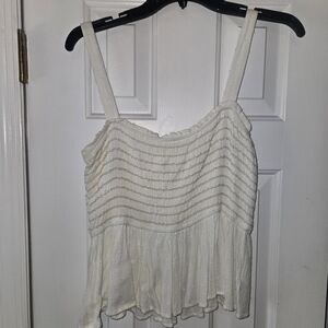 Vestique Cream Textured Camisole